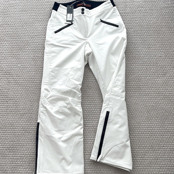 NWT Frauenschuh Amalie White ski pants insulated sz 40/US 10. Frauenschuh size 3 - Picture 1 of 15